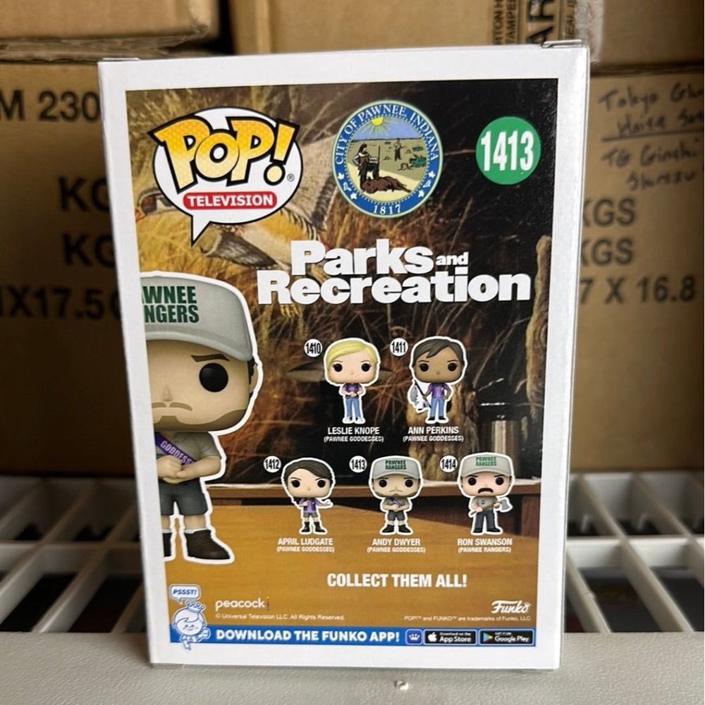 Funko POP! Parks and Recreation Andy Dwyer Pawnee Godesses #1413 - Picture 4 of 7